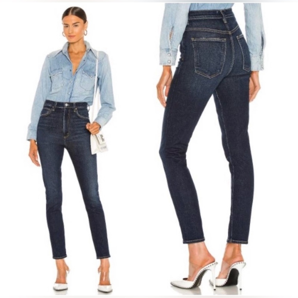 Agolde pinch waist skinny ultra high rise skinny size 23